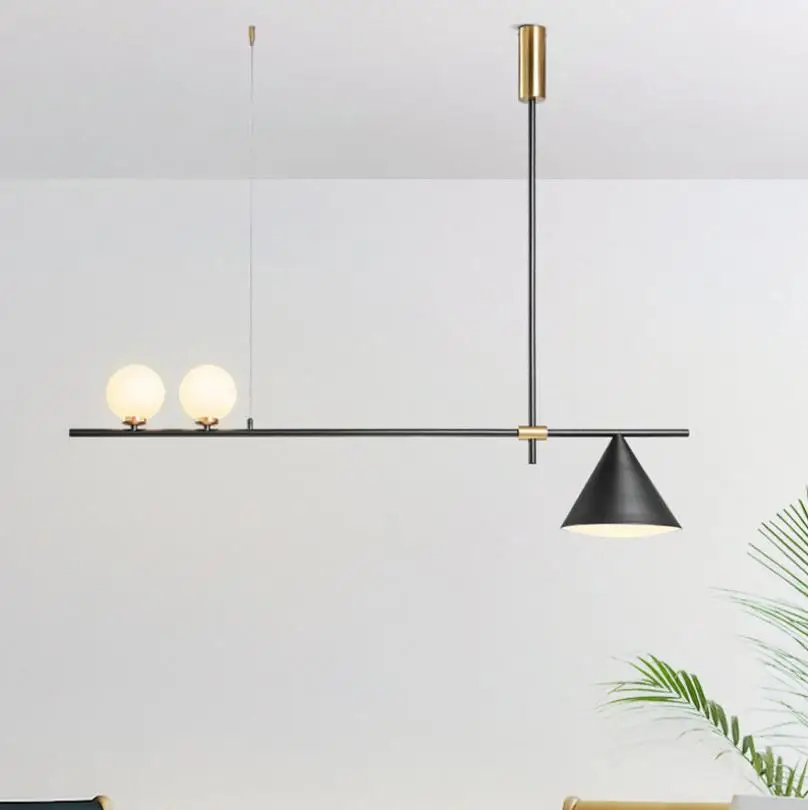 Nordic Minimalist Magic Beans Design Pendant Lamp Creative Parlor Music Restaurant Coffee Dining Kitchen Led Suspension Light