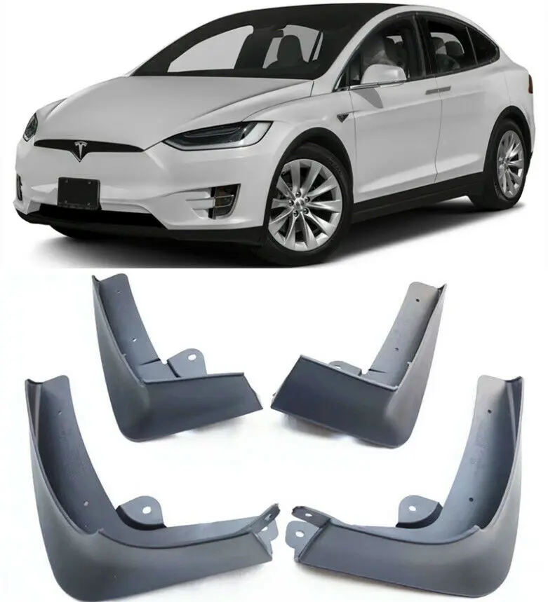 Exterior Mud Guards Tyre Fender For Tesla Model X ModelX 2015  - 2022 Mud Flaps Splash Guards Mud Fenders Mudguards Accessories