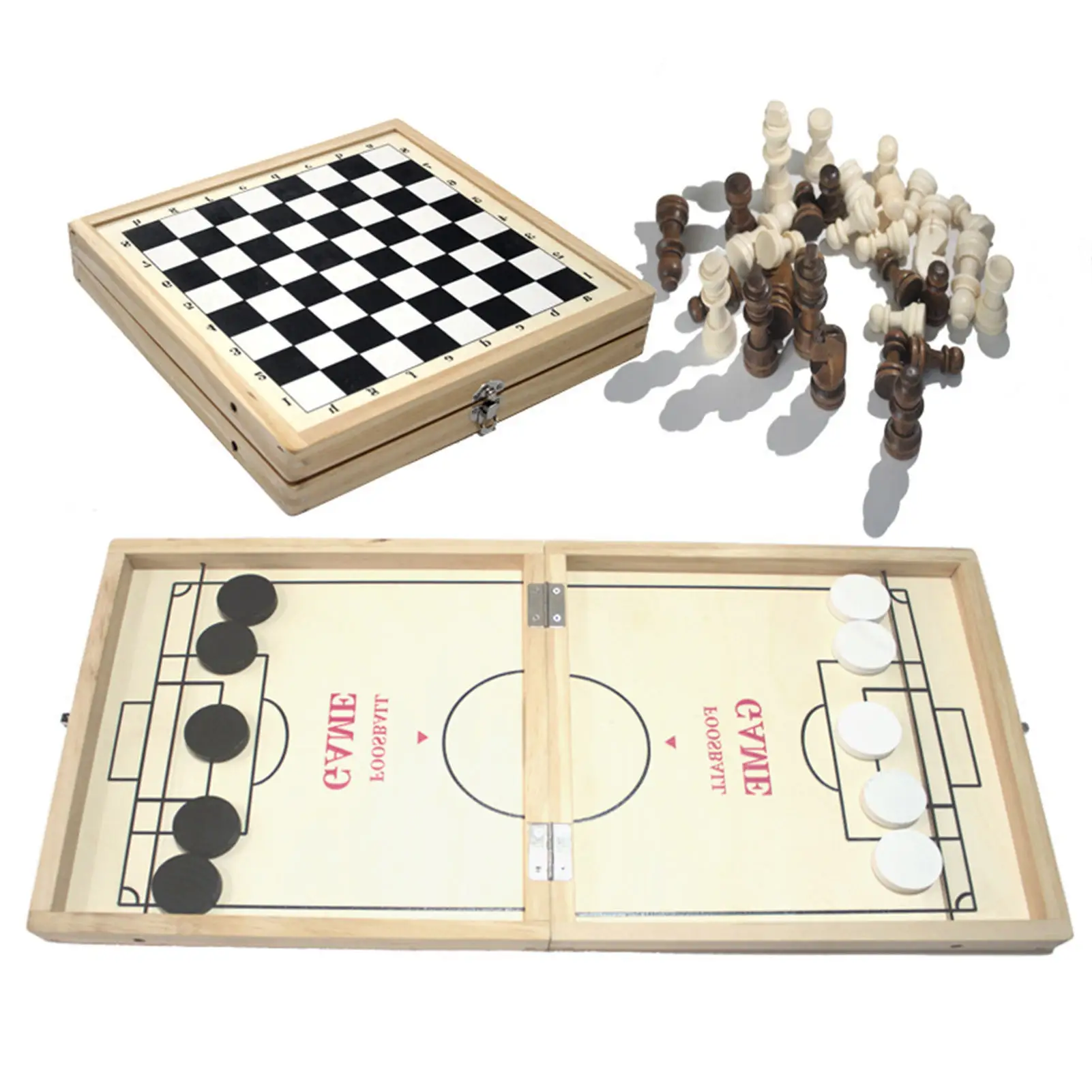 

Chess Folding Pinches Desktop Interactive Battle Ejection ChessGames Toy 2 In 1 Board Interactive Toy