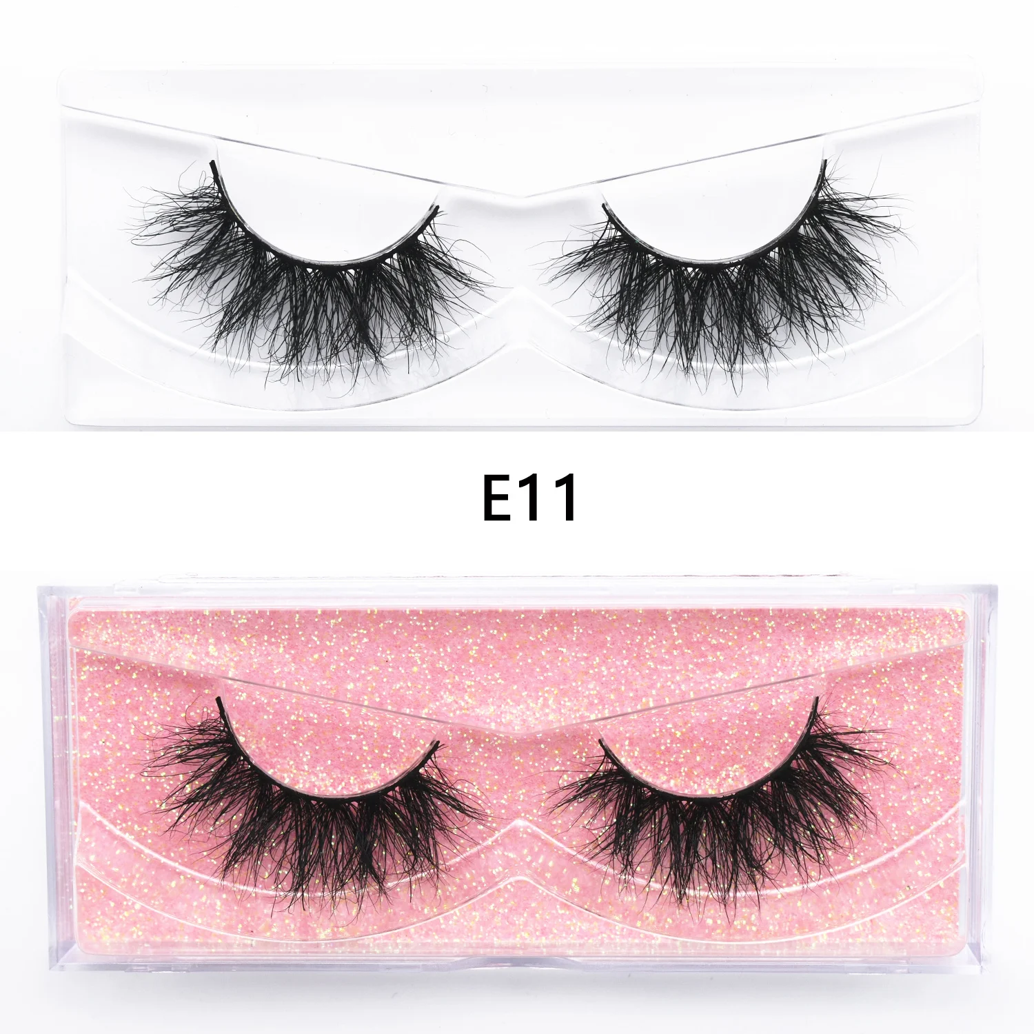 E11 Mink Lashes Wispy 3D Mink Eyelashes Cruelty free Lashes Fluffy Mink Lashes 15mm Soft False Eyelashes Makeup Lashes Extension