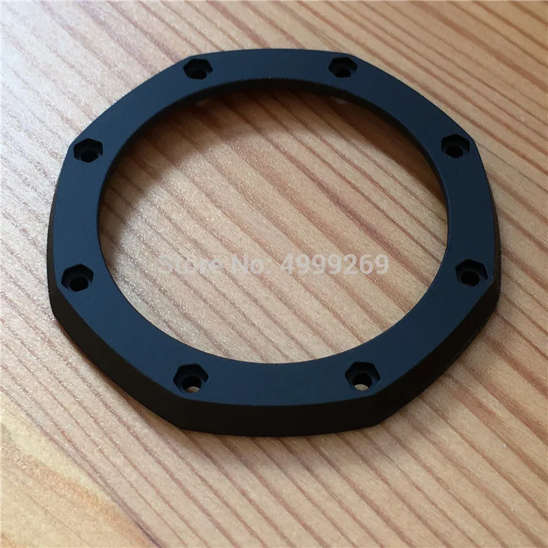 Rubber coating steel bezel inserts for A P Audemars Pi guet ROO 42mm 25940 automatic watch