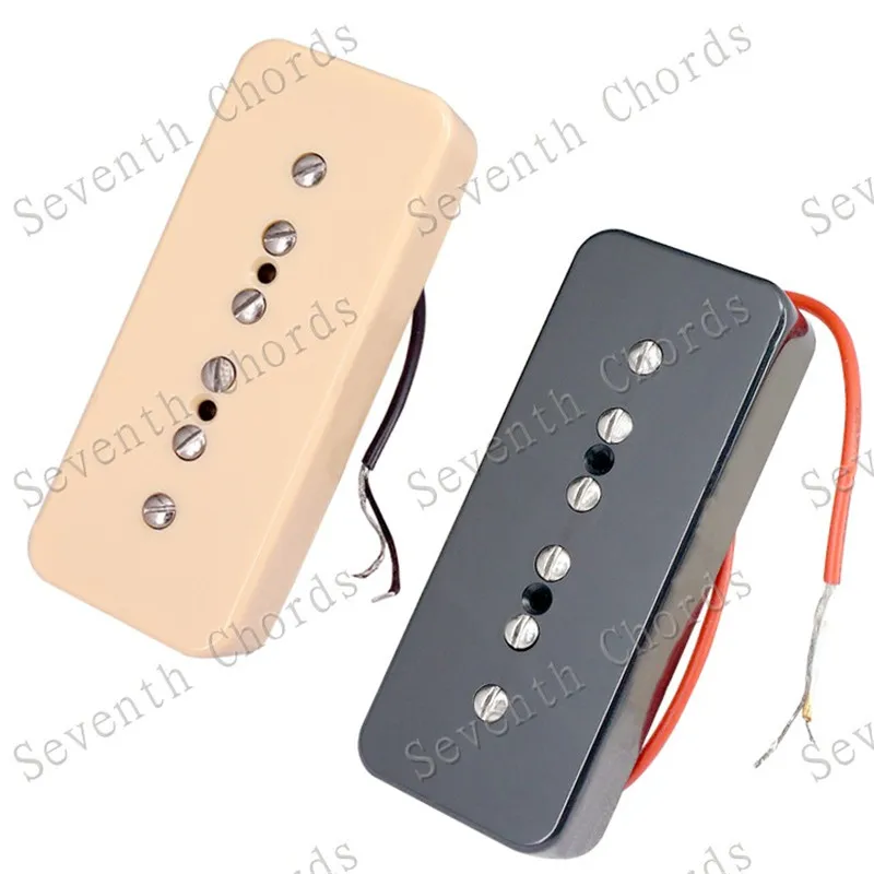 Ein Satz Soapbar Single Coil Pickups für E-Gitarre Soapbar Soapbar Pickups Schwarz und Creme zur Auswahl von Gitarrenzubehör