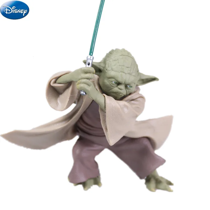 7CM Star War personaggi Master Yoda doll con spada Action Figure Star War ornamenti Anime Figure giocattoli per bambini regali