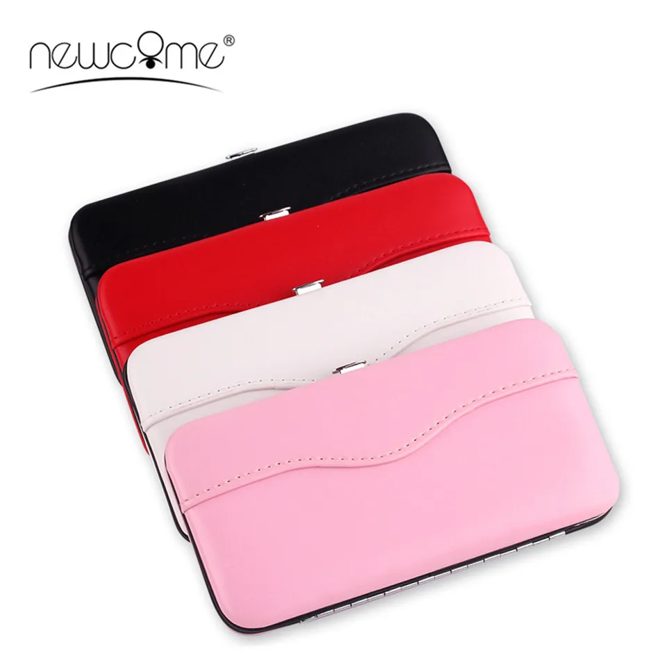 NEWCOME Professional Eyelash Tweezers Storage Bag Makeup Tools Case Eyelash Extension for Tweezers Brushes Lashes Makeup Tool