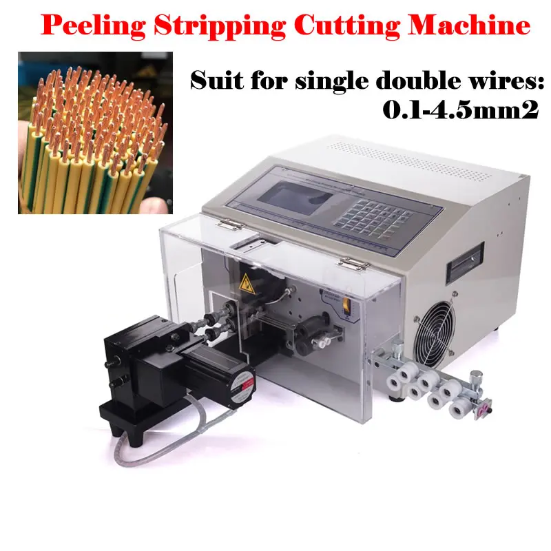 Wire Peeling Stripping Cutting Machine SWT508-NX2 Wire Stripper 0.1-4.5mm2 Compatible with Single or Double Wires