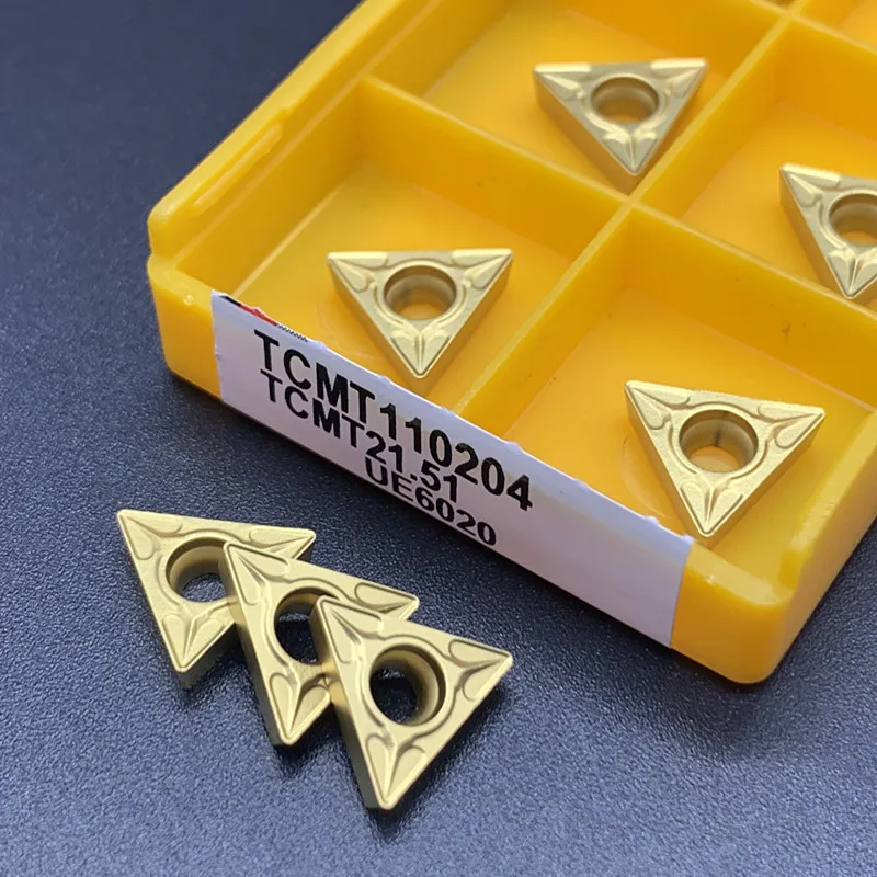 Carbide Inserts Lathe Cutter Turning Tool CNC TCMT110204 VP15TF Machine Cutting Tools Tungsten Carb TCMT 110204 UE6020 US735