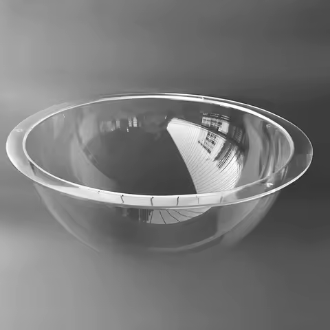 11.6 Inch Big Size Universal Outdoor Camera Cover Clear Acrylic Dome Flange Waterproof Hemisphere Security Camera Sun Rain Cover