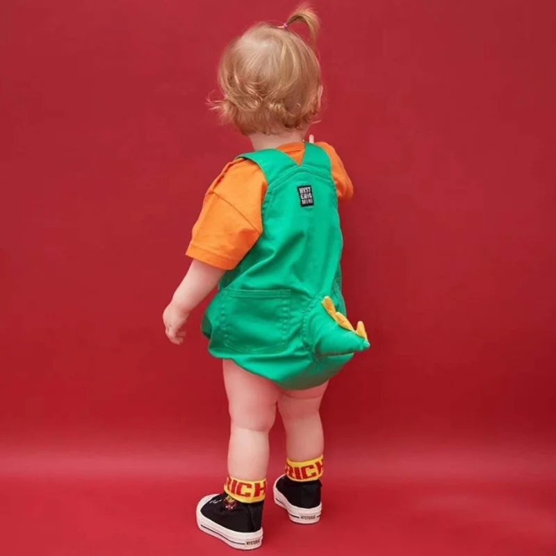 Kids Jeans Pants Children Winter Clothing With Dinosaur Tail Overalls For  Boys And Girls Designer Jumpsuits For Little Child