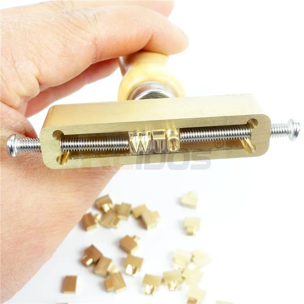 

RCIDOS Brass letters Hand Fire heat up Hot foil Stamping tools,Romantic book side arc stamping foil transfer print tools