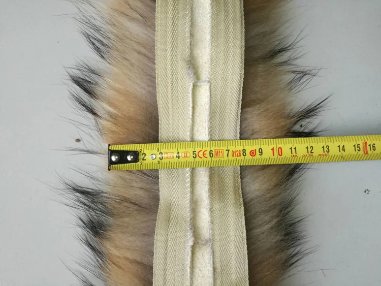 Real Raccoon Fur Stripe 68cm Clothing Accessories