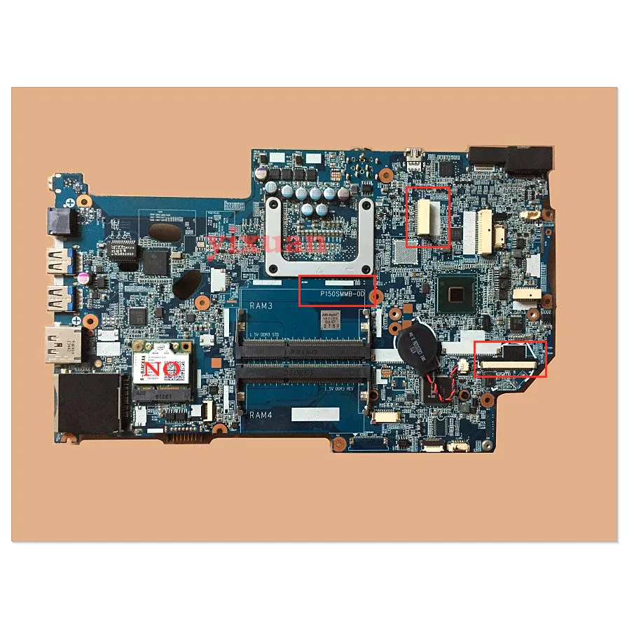 P150SMMB-0D 6-77-P170SM00-D03A for X711 P170S motherboard  P170SM P150SM laptop motherboard HM86 DDR3 6-77-P170SM00 motherboard