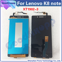 100% Tested For Lenovo K8 Note LCD Display Touch Screen Digitizer Assembly For Lenovo K8Note xt1902-3 LCD Replacement