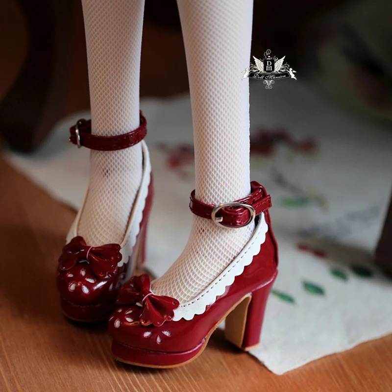 1/3 BJD Shoes SD bow High heels Shoes Dollfie Luts DREAM MID DK SOOM DOD Dollmore AOD DZ AF