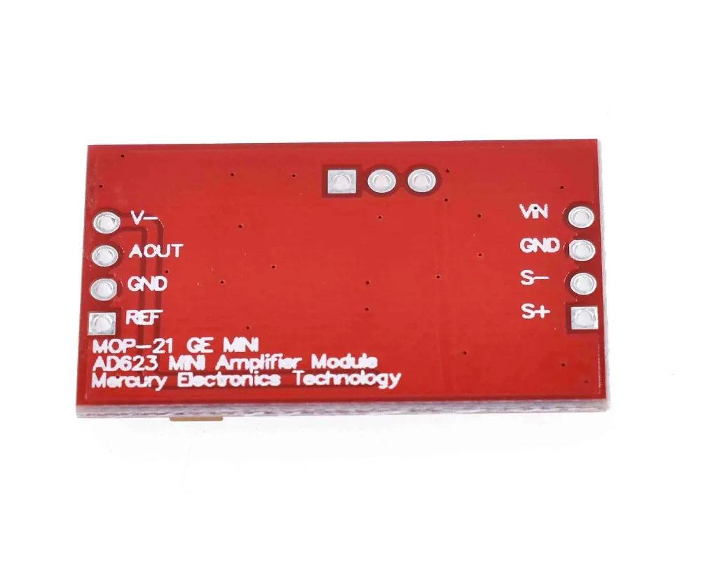 MV / microvolt signal amplifier voltage amplifier AD623/AD620 instrumentation amplifier module