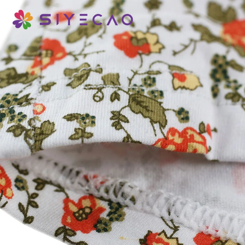 Ropa interior Sexy para hombre, Bóxer con estampado de flores, bragas de cintura baja, Calzoncillos de algodón con bolsa convexa en U