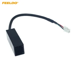 FEELDO Car Radio Audio 4Pin Connector to USB Input Wire Adapter For Honda CRV City Mitsubishi ASX USB Cable #HQ6366