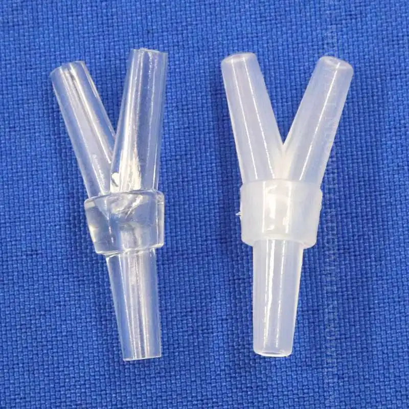 200~5pcs 2.4-6.4mm Y-Type Tee Connectors PP Plastic Pipe Sppliters Aquarium Fish Tank  Air Pump Hose Distributor Connector