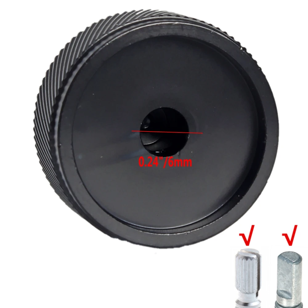 30x17mm Audio Multimedia Speakers Solid Aluminum Knobs Potentiometer Volume Adjustment Knobs - Black