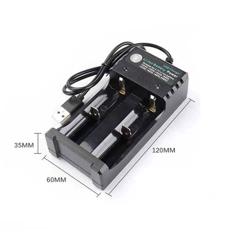 18650 Battery Charger 1 2 4 Slots AC 110V 220V For 18650 10440 14500 16340 16650 14650 3.7V Rechargeable Lithium Battery Charger