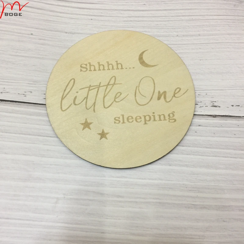 20pcs little one sleeping nursery decor wooden baby nursery decor wooden craft signs