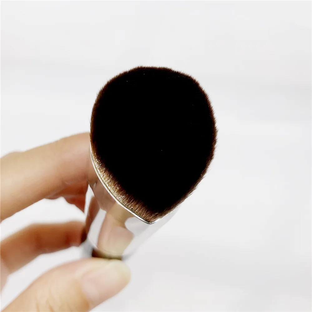 Pro Press Full Coverage Complexion Makeup Brush #66 - All-in-one Flawless Liquid Cream Foundation Cosmetics Beauty Tools