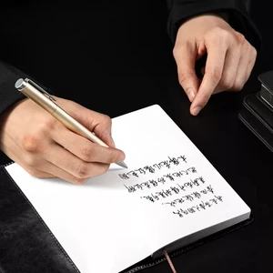 Xiaomi Deli -Metal -Gel -Stift, Kugelschreiber -Rollerball, Signaturstifte für Bürostudenten, stationäre Vorräte, 0,5 mm 6 Hauptverkaufs -Rollerball -Stifte - №1