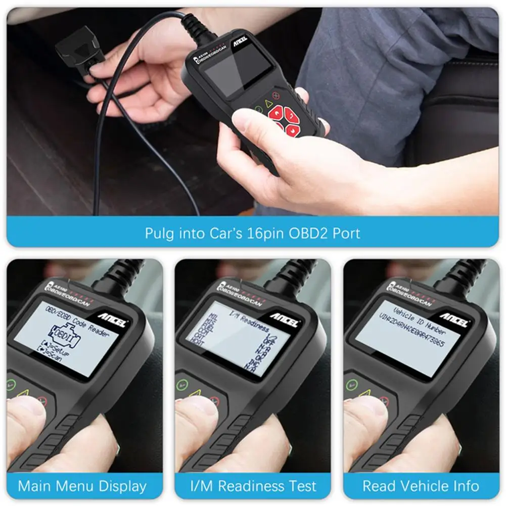 Obd2 Scanner Car OBD2 Diagnostic Tool Reset Turns Off Check Engine Light Tool For Mitsubishi Mazda A lfa Nissan ISO