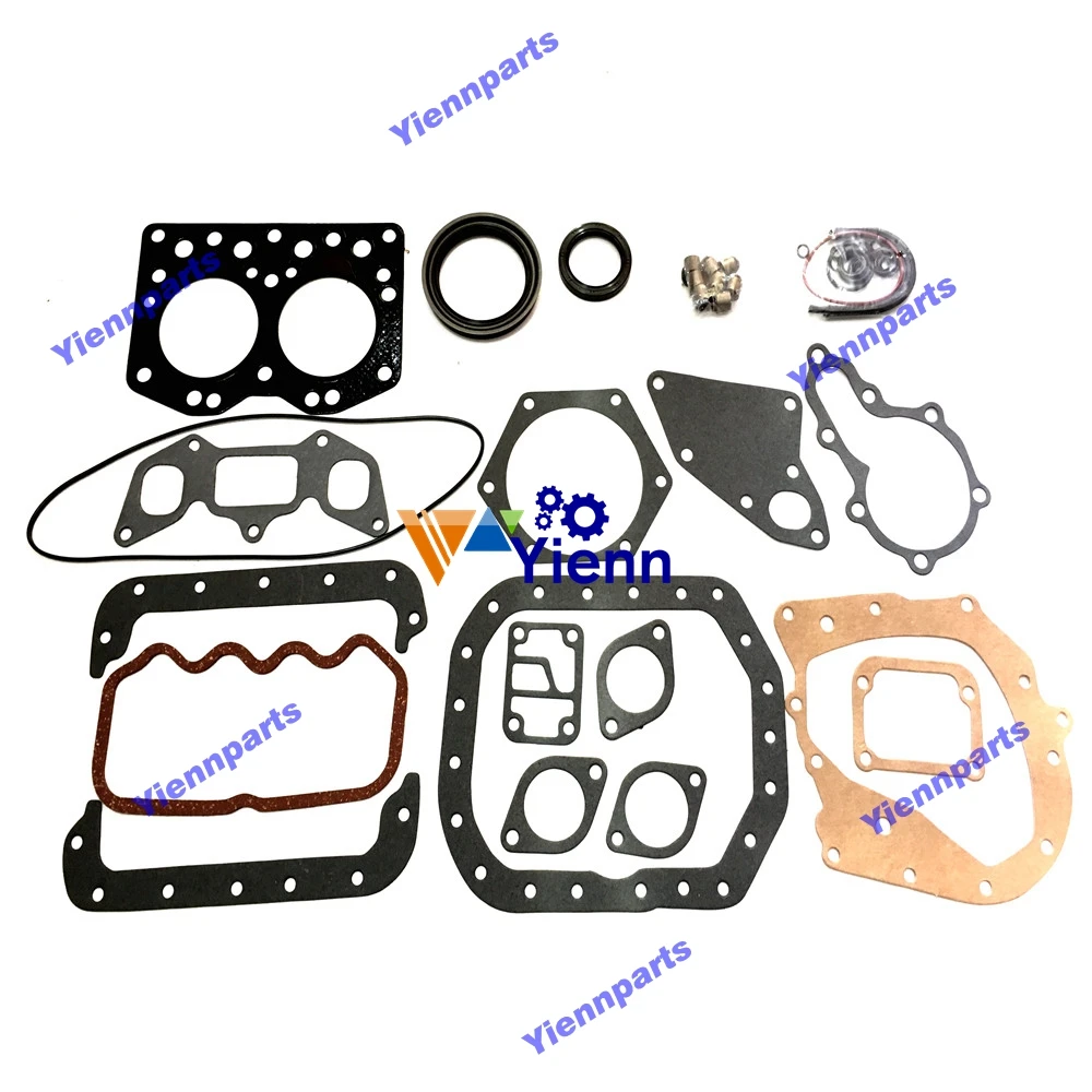 For ISUZU 2AB1 Full Overhaul Gasket kit ISEKI Tractor S2220 TS1700 TS2000 TS2200 TS2202 Tractors Engine Repair Parts