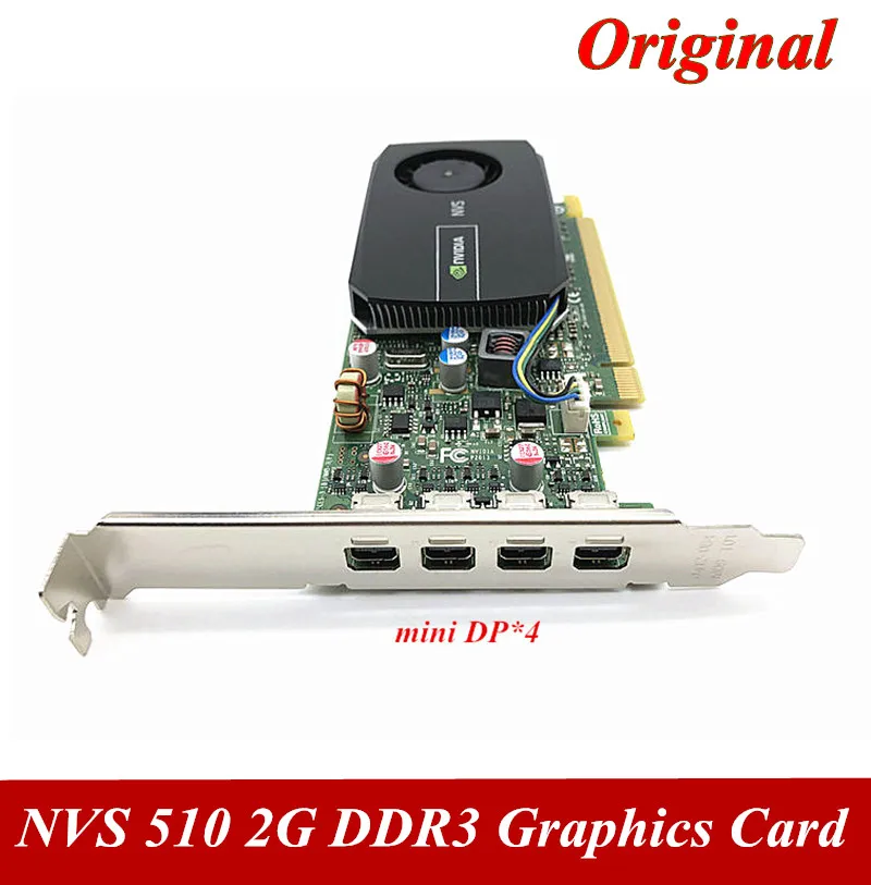 Original NVS510 2G multi-screen 4-screen graphics card 4miniDP interface supports 4K professional graphics card 1pcs