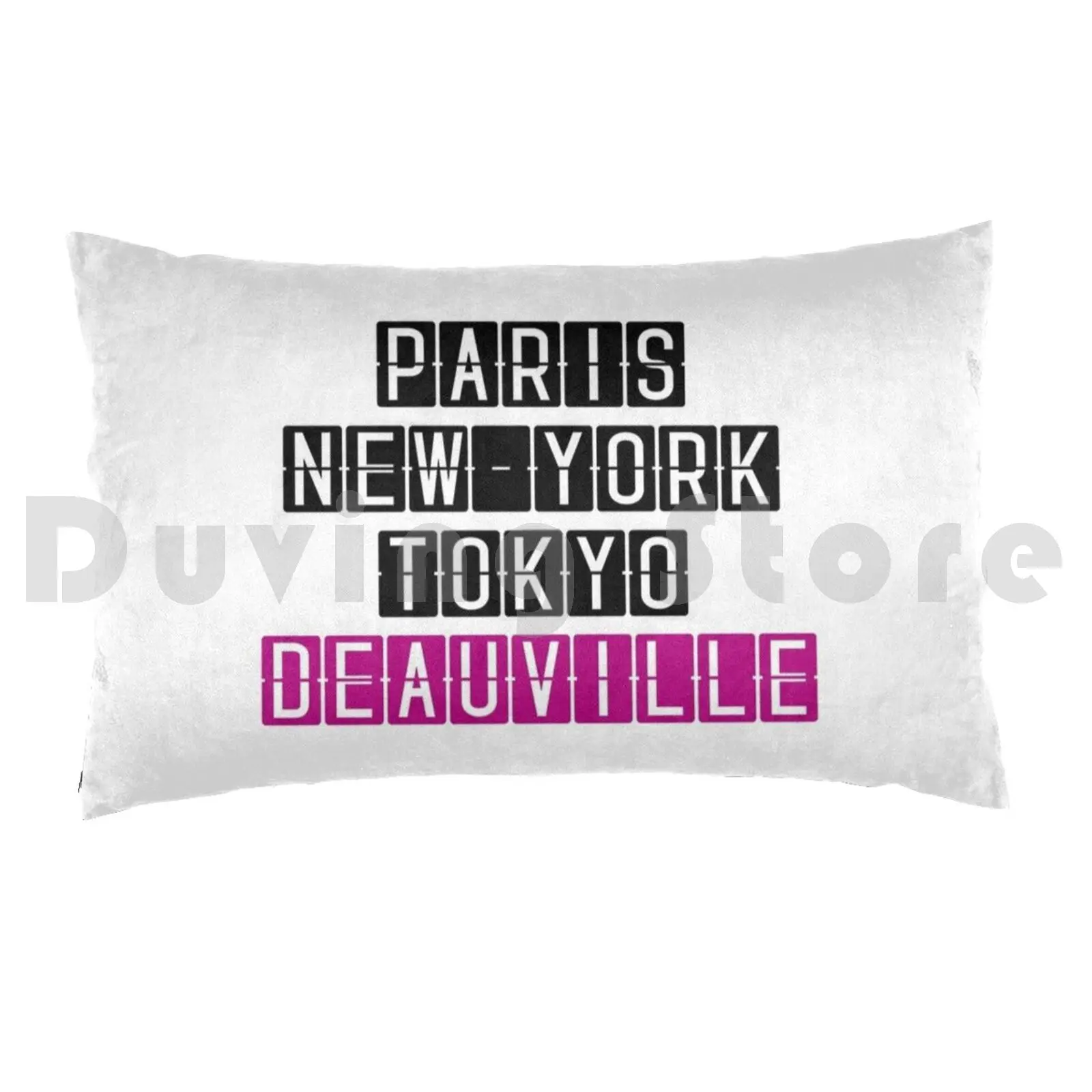 World Class Resort! Pillow Case 20*30 Inch Board For Deauville Deauville Calvados Beach Sea Chabada