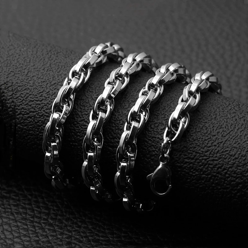 2023 New Fashion Stainless Steel Chain Titanium Steel Necklace Jewelry Wholesale Gift Hot Sale