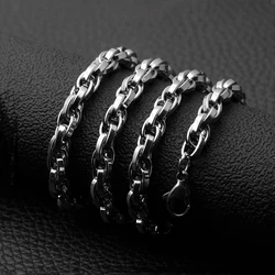 2023 New Fashion Stainless Steel Chain Titanium Steel Necklace Jewelry Wholesale Gift Hot Sale