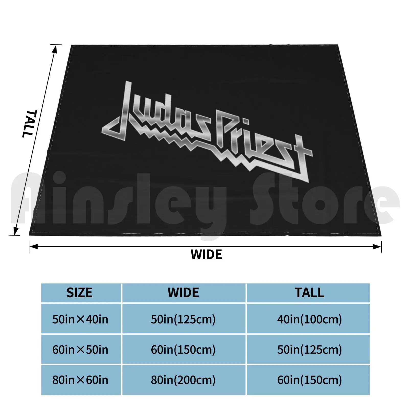 Judas Priest Blanket For Sofa Bed Travel Judas Priest Heavy Metal Band