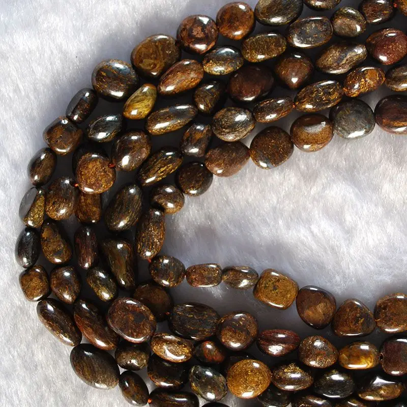 Natural Bronzite Stone For Jewelry Making Round Loose Spacer Beads Diy Bracelet Necklace Charms Accessories