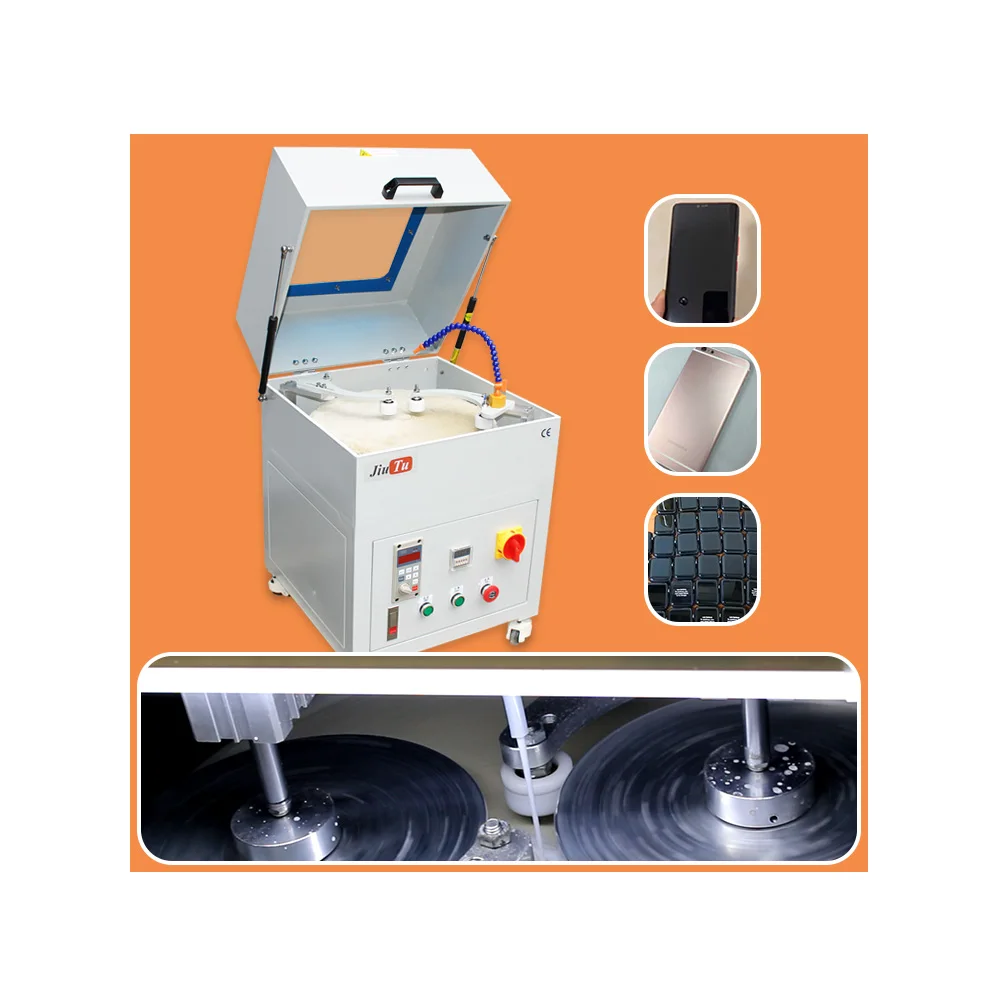 OCA LCD Kaca 8 Kepala Mesin Penggiling Pemoles untuk iPhone 14 14Promax 13Promax Perbaikan Goresan Layar Ponsel Refurbish