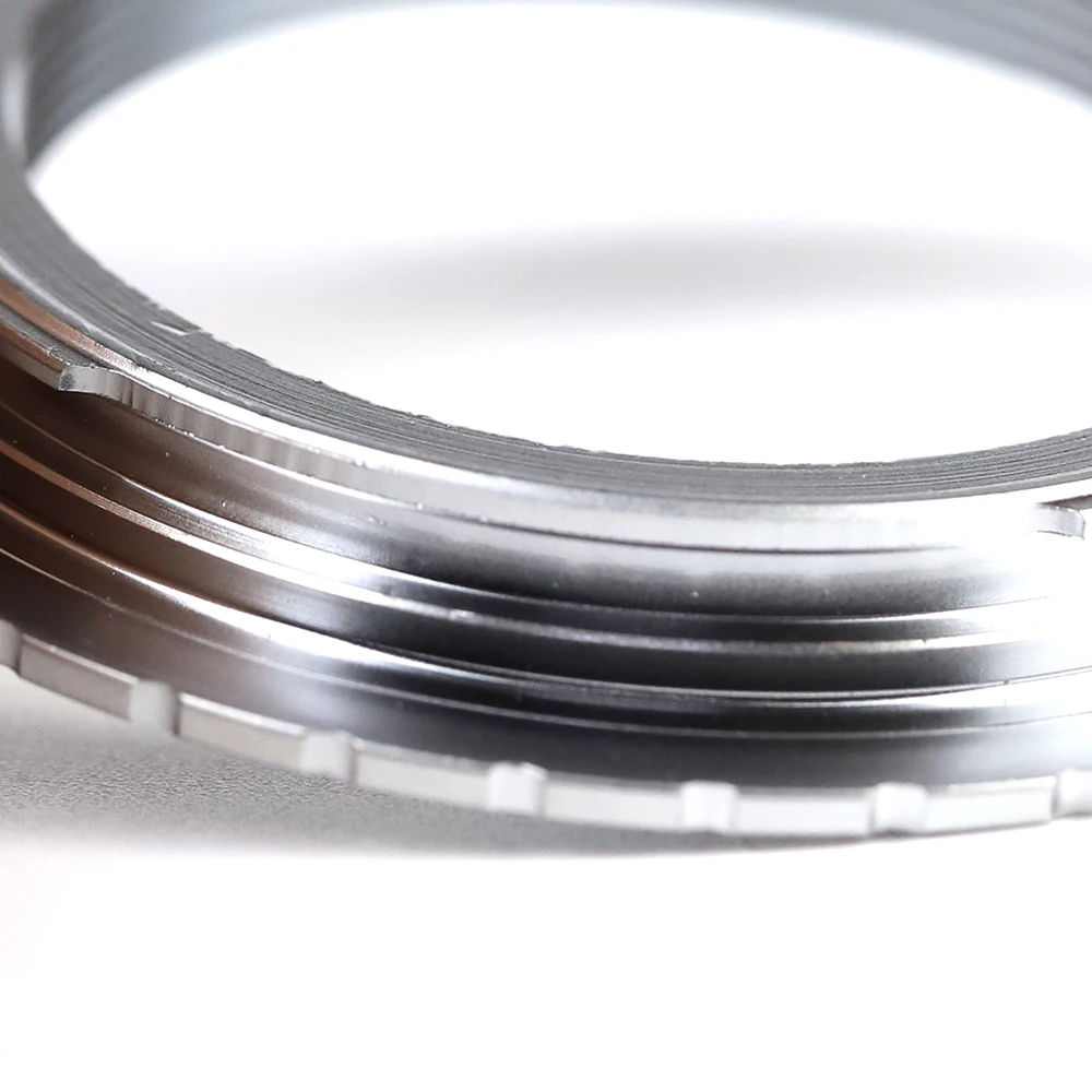 Silver M42-EOS Lens Mount Adapter Ring for M42 (42x1mm) screw mount lens to Canon EOS EF mount camera