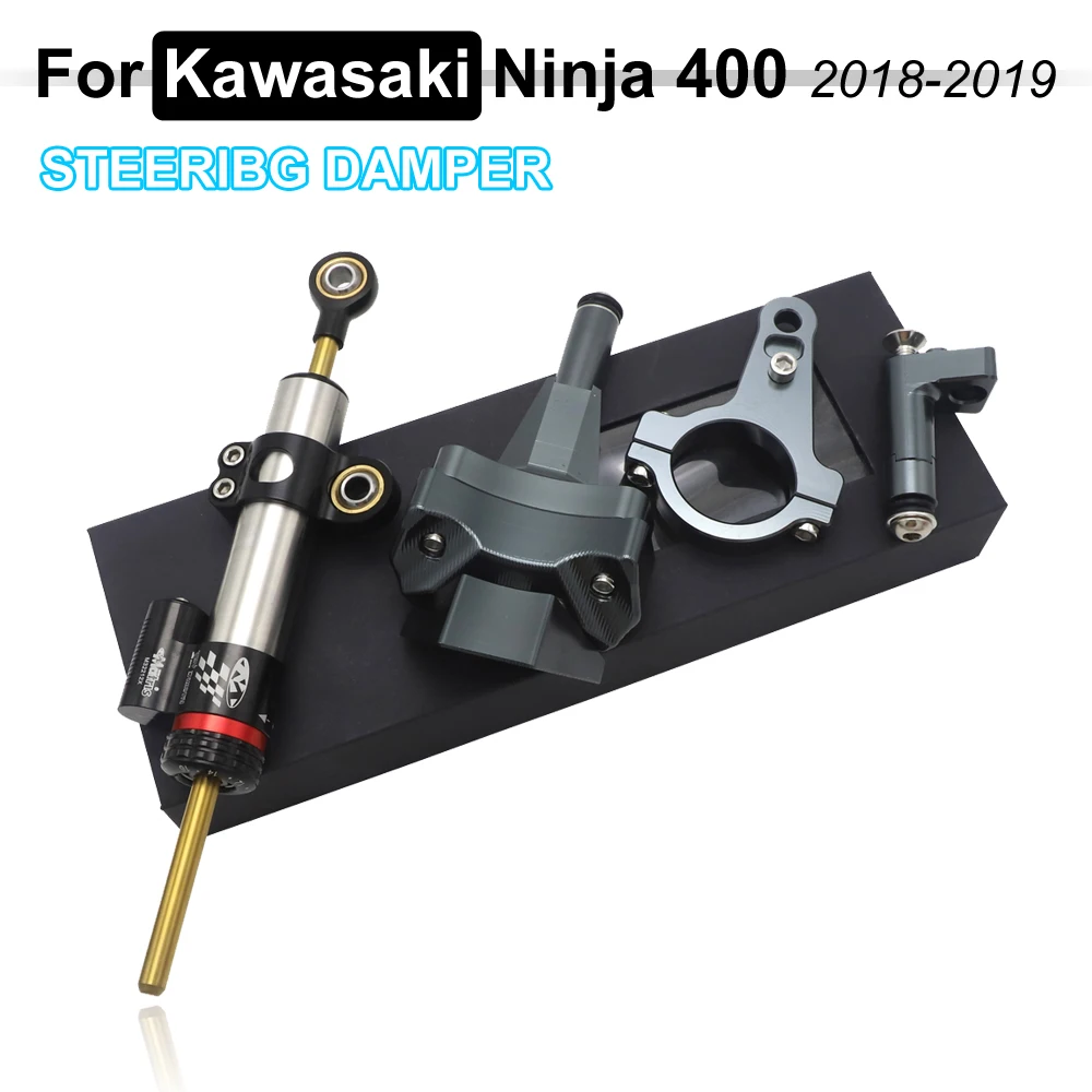 

2018- 2022 2021 Motorcycle Accessories Damper Steering Stabilize Safety Control For Kawasaki Ninja400 ninja 400 Z400 ZX-4R ZX4R