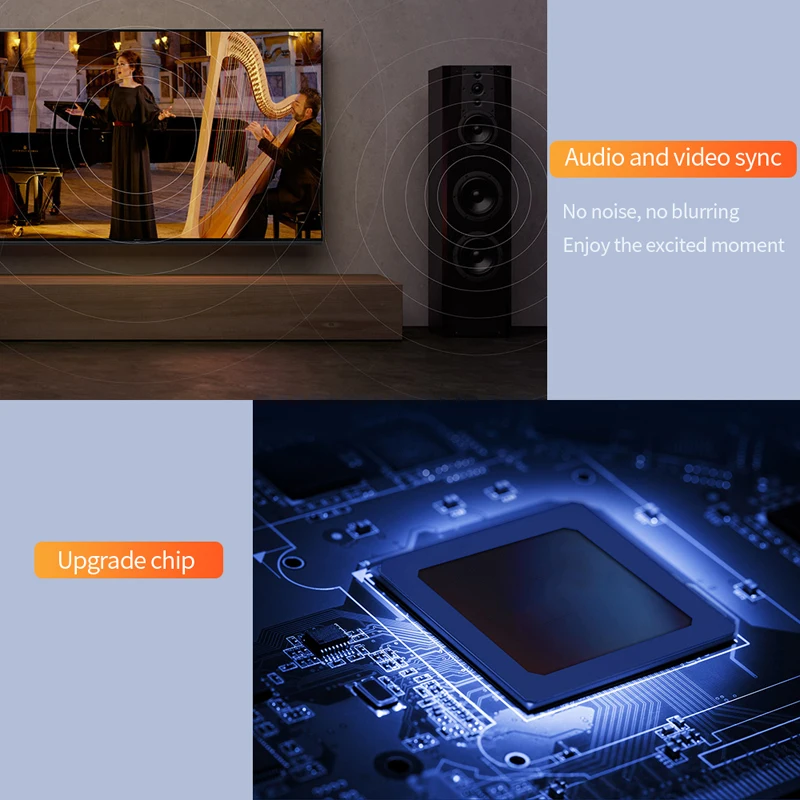 HDMI-compatible Splitter 4K Switch KVM Bi-Direction 1x2/2x1 HDMI-compatible Switcher 2 in1 Out for PS4/3 TV Box Switcher Adapter