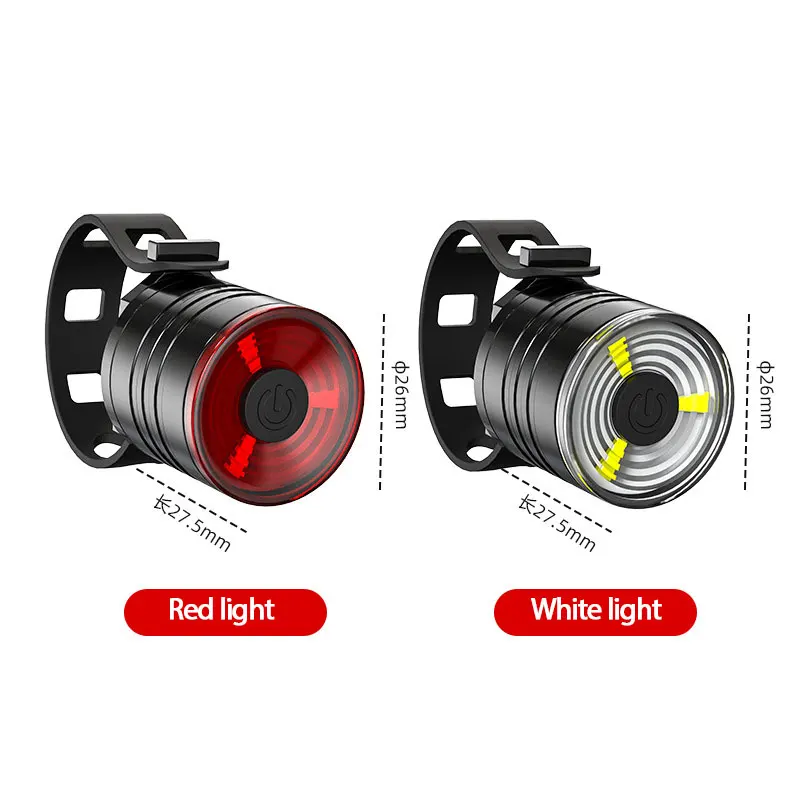 3 Beads Replaceable 2032 Battery Seat Tube Light Flashlight Bicycle Lights Cycling Rear Lamp Headlight Warning LED Light