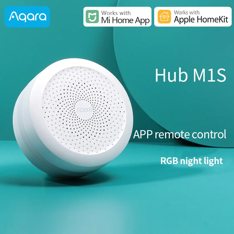 Aqara-接続されたゲートウェイ2022 gen2,m1s,2.4g,wifi zigbee,3.0 rgb,ハブ,ゲートウェイ,Apple HomekitおよびXiaomiホーム用