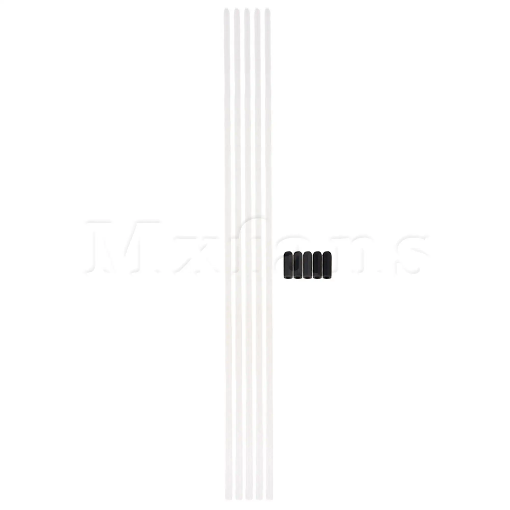 

Mxfans 5Pcs Protection Antenna Tube with Caps for RC Car 02057 Transparent