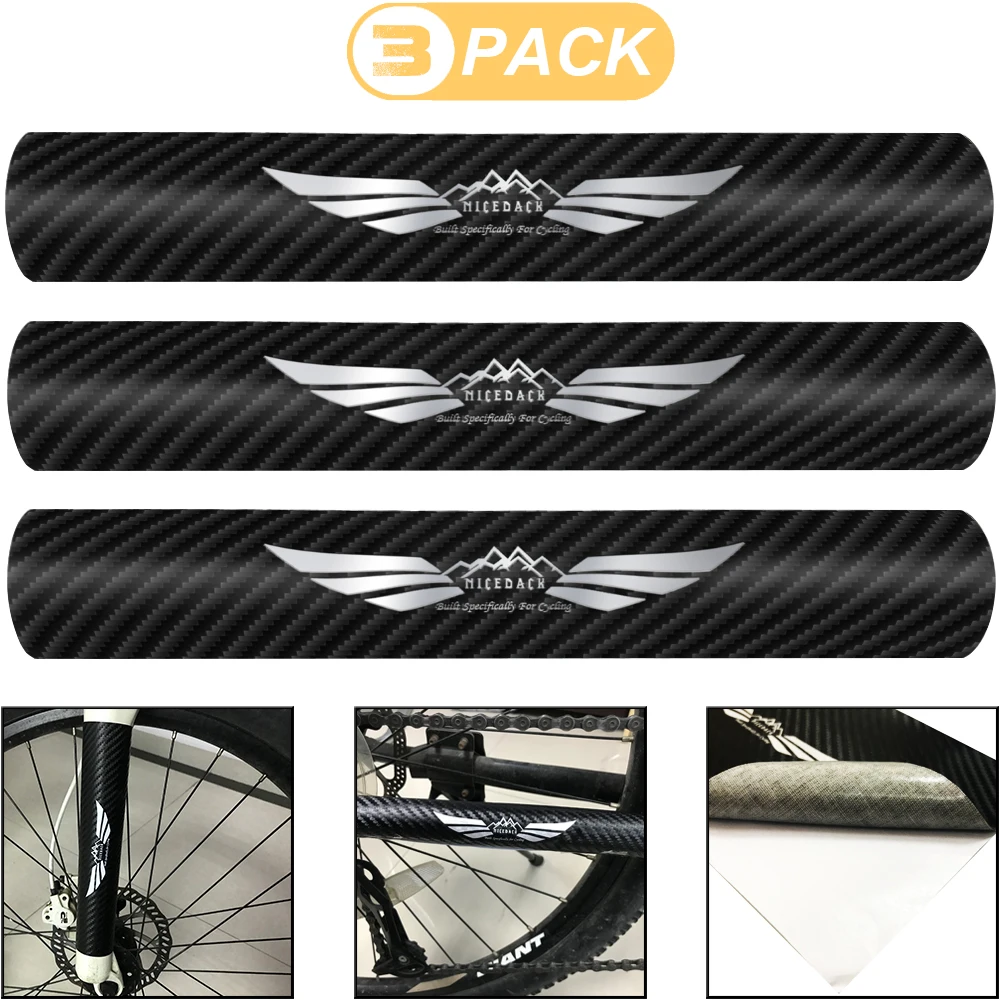 

NICEDACK bicycle chain protection sticker, 3 bicycle chain protection decals, bicycle chain protection belt