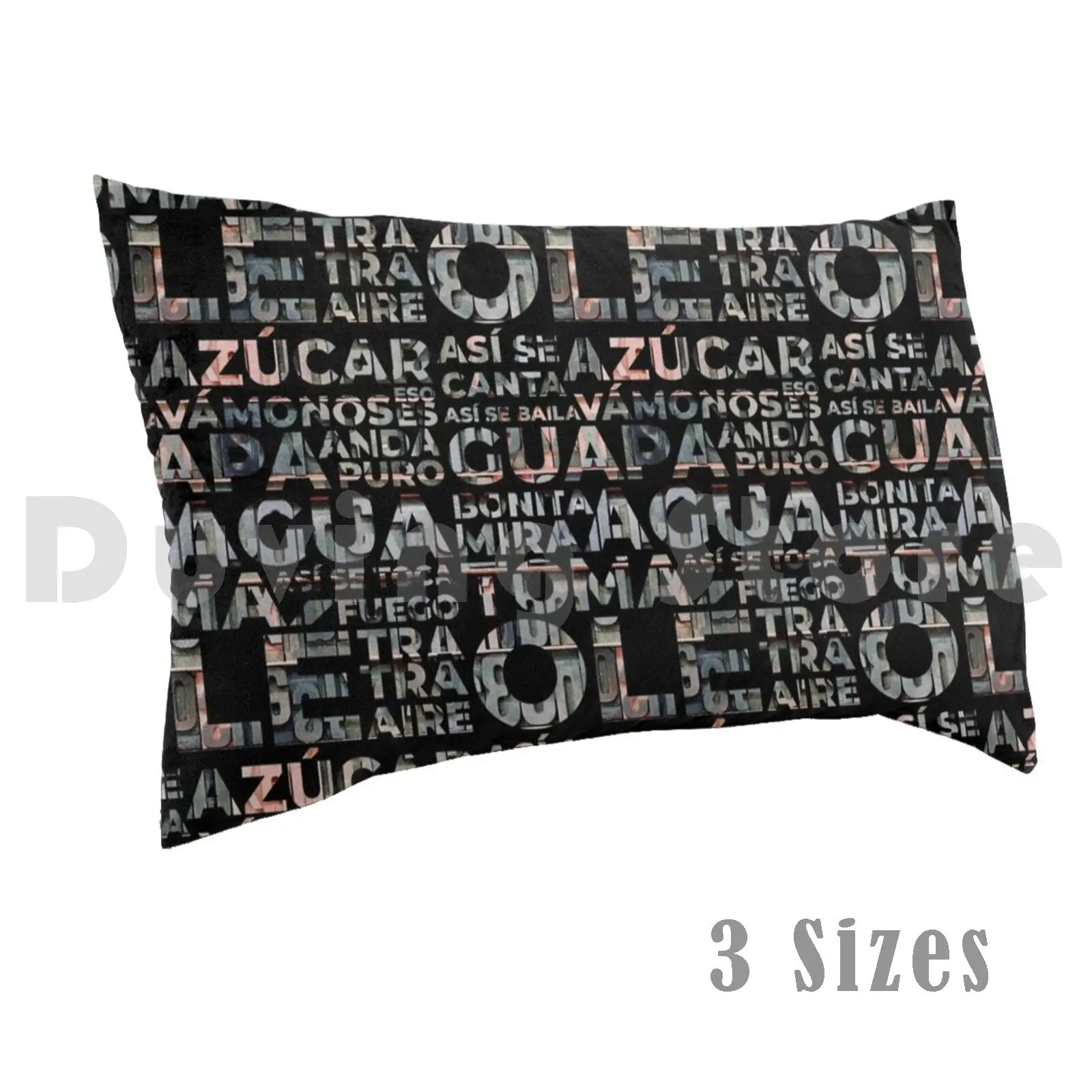 Jaleo Flamenco Shouts-Metal Pillow Case Printed 50x75 Flamenco Spain Spanish Andalusia Festival Sevilla