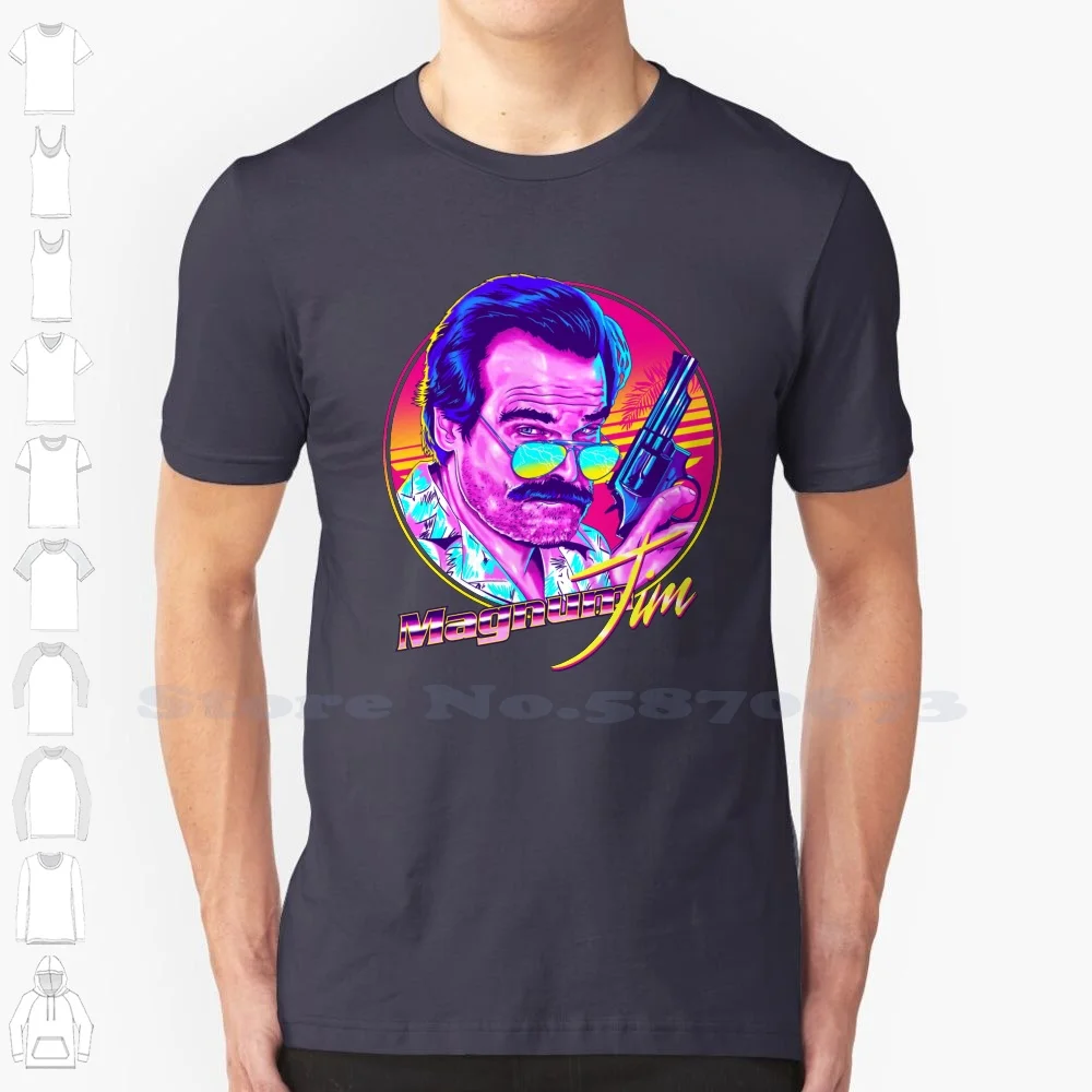 Jim Original Artwork By Zerobriant 100% Pure Cotton T-Shirt Jim Hopper Eleven Zerobriant