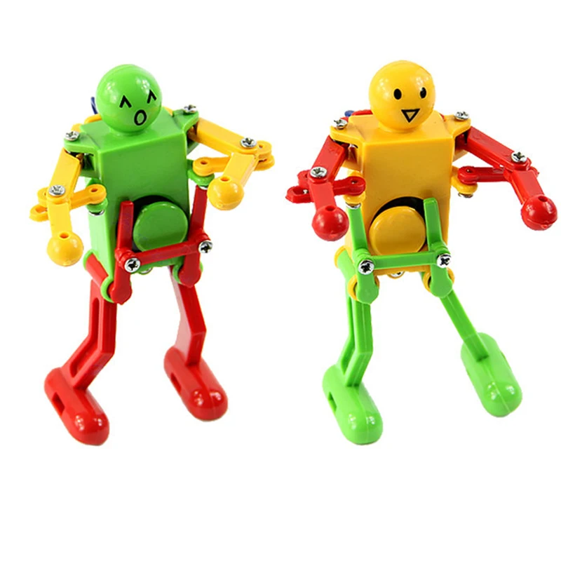 2 ชุด 9 ซม.Mini Wind up Transformation หุ่นยนต์คลาสสิกของเล่น Action Figure ของเล่นเด็กผู้ชาย