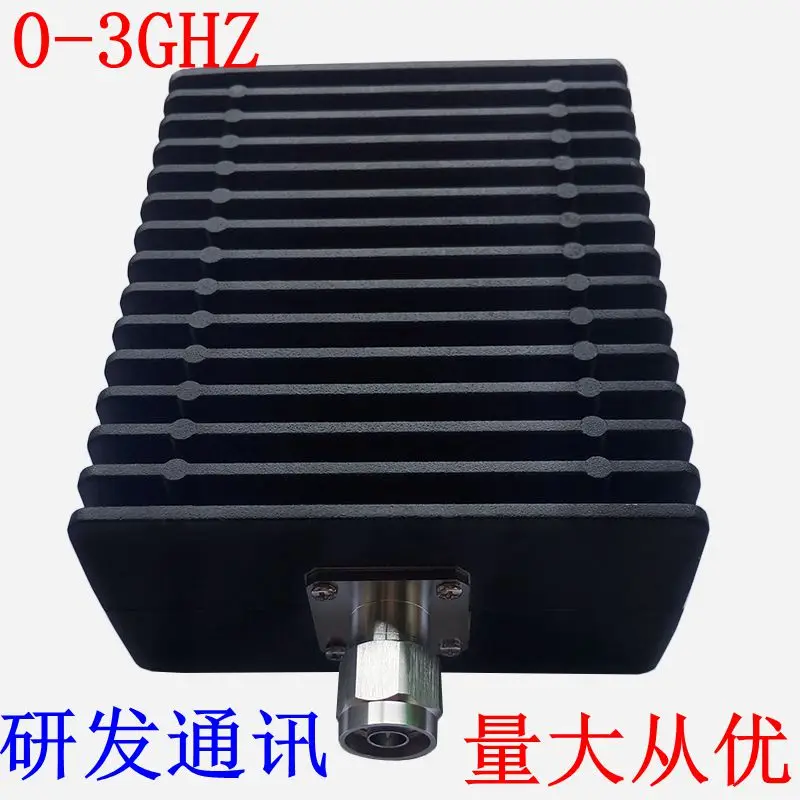 100W load, base station load, coaxial load N male 50Ω, 0-3GHz, dummy load N female can be used