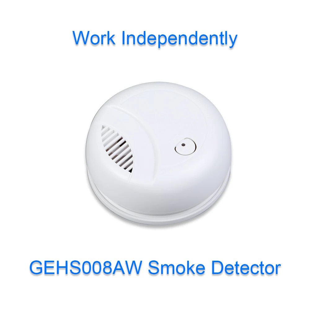 Standalone Alarm Smoke Detector Kit Home Security Wireless Fire Smoke Sensitive Detector Portable Alarm Sensors Fire Equipment