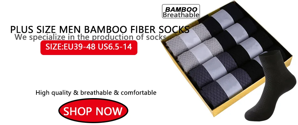 Neue 5 Paare/Los Herren-Socken aus Bambusfaser, Business-Socken, atmungsaktiv, für Männer, Meias, neue Herren-Socken, große Größe EU38-45, hohe Qualität – Detail 1
