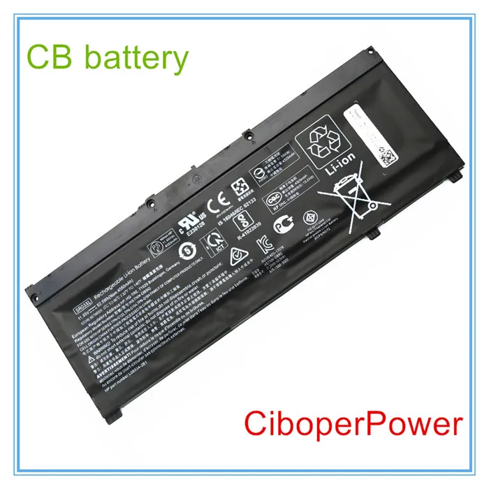 Original quality Battery SR03XL SRO3XL for 15-CX 15-DC TPN-Q211 TPN-Q194 Q193 TPN-C133 TPN-C134 HSTNN-DB8Q