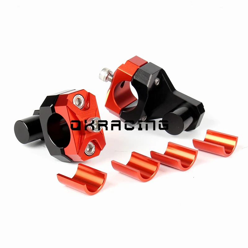 CNC Motorcycle Handle Bar Clamp Raised 22mm or 28mm Extend Handlebar Mount Riser For suzuki for yamaha For bmw Anodized Pivoting